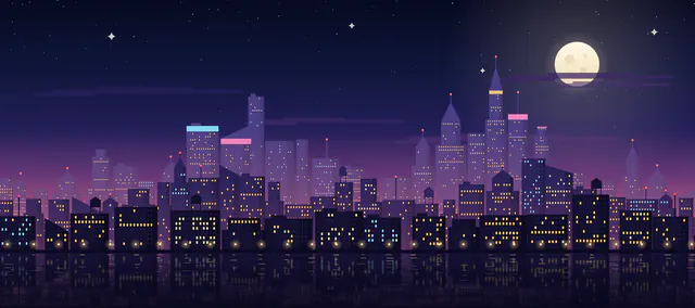 City lights sample artwork